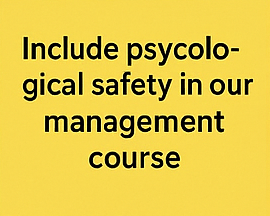 One Action To Improve Psychological Safety 10